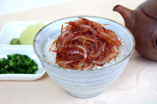 桜えびの沖漬けひつまぶし風